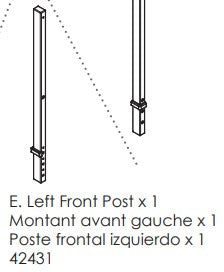 Front Left Post