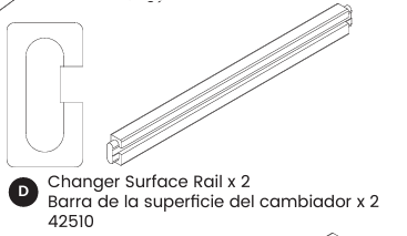 Changer Upper Shelf Rail