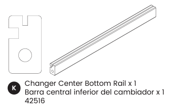 Changer Middle Bottom Rail