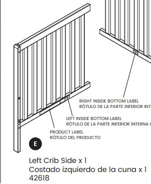 Left Crib Side