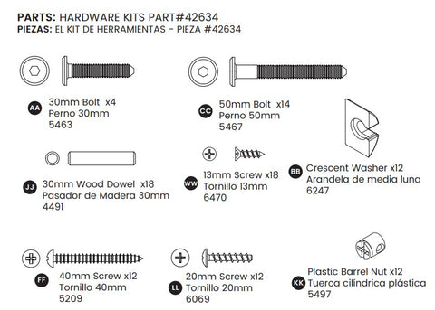 Hardware Bag W/knobs
