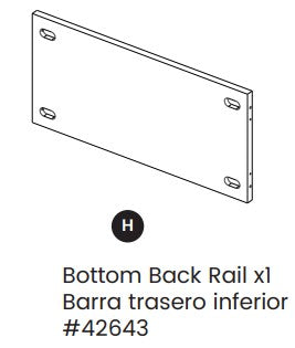 Bottom Back Rail