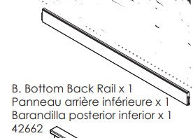 Bottom Back Rail