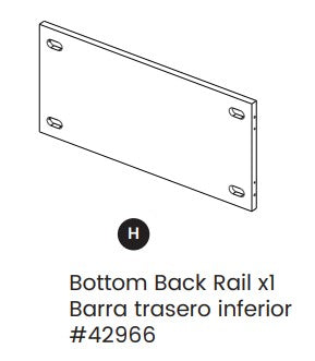 Bottom Back Rail