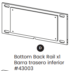 Bottom Back Rail
