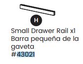 Small Drawer Rail