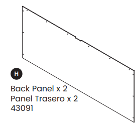 Back Panel,Top & Bottom