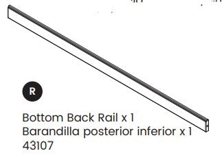 Bottom Back Rail