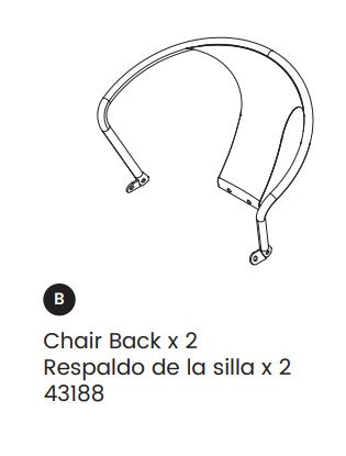 Chair Metal Back