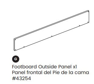 Footboard Outside Panel