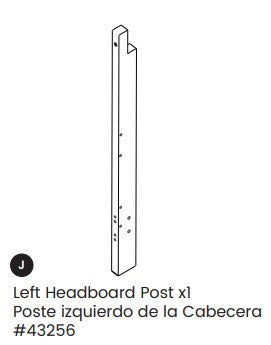 Left Headboard Post