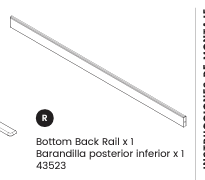Bottom Back Rail