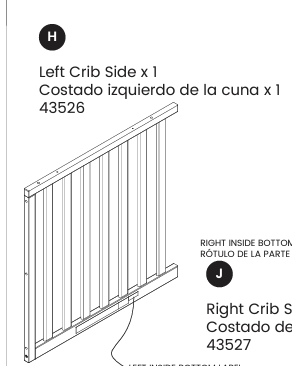 Left Crib Side
