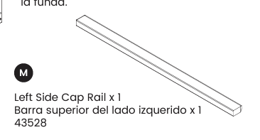 Left Side Cap Rail