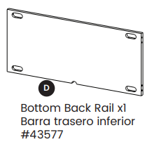 Bottom Back Rail