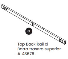 Top Back Rail