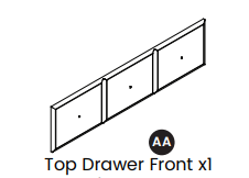 Top Drawer Front