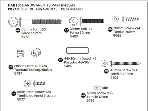Hardware Bag W/knobs
