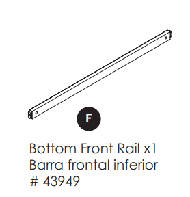 Bottom Front Rail