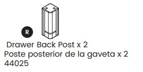 Drawer Back Post
