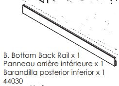 Bottom Back Rail