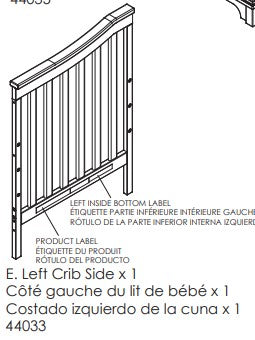 Left Crib Side