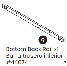 Bottom Back Rail