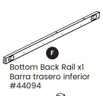 Bottom Back Rail