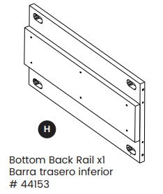 Bottom Back Rail