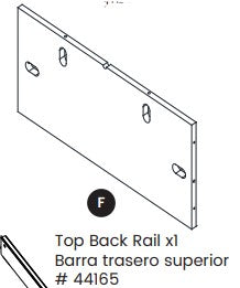 Top Back Rail