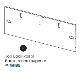 Top Back Rail