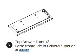Top Drawer Front