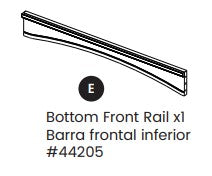 Bottom Front Rail