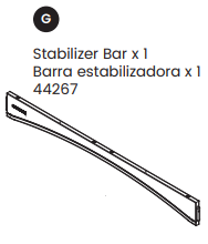 Stabilizer Bar w/logo