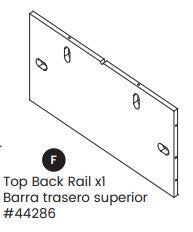 Top Back Rail
