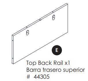 Top Back Rail