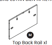 Top Back Rail