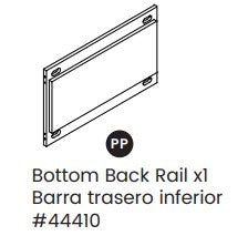 Bottom Back Rail