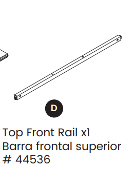 Top Front Rail