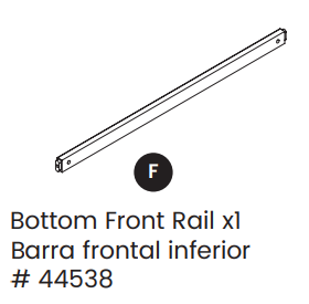 Bottom Front Rail
