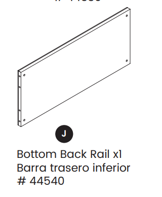 Bottom Back Rail