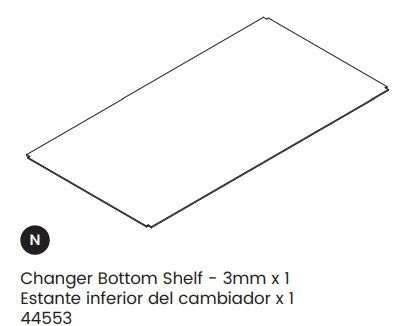 Changer Bottom Shelf