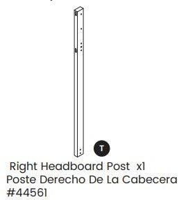 Right Headboard Post