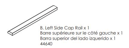 Left Side Cap Rail
