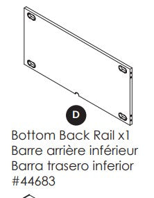 Bottom Back Rail