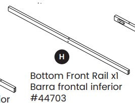 Bottom Front Rail