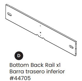 Bottom Back Rail