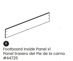Footboard Inside Panel