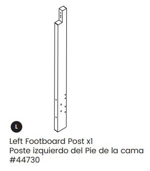 Left Footboard Post