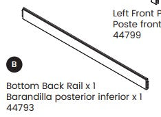 Bottom Back Rail